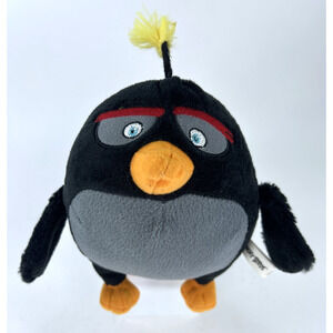Rovio Angry Birds Movie Bomb Black Bird 6" Stuffed Animal Toy Plush